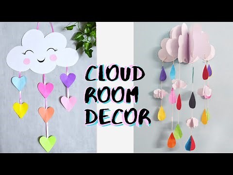 DIY Cloud Wall Decor | DIY Room Decor | cloud decoration ideas