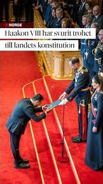 Haakon VIII har avlagt trohetseden