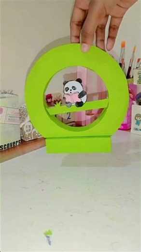 പേപ്പർ കൊണ്ടൊരു desk decor😱💚✨️#diy