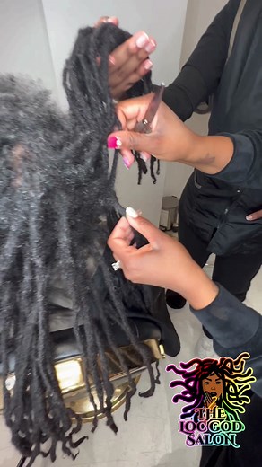PART TWO ‼️ Matting is a common problem for locs, but it doesn’t have to be if you know what causes it. Retwisting your locs every 6-8 weeks, properly conditioning and separating your locs, and avoiding excessive perspiration can help you avoid matting and get the vibrant look you deserve! Miss Denise absolutely loved her experience with us and we look forward to seeing her again in two months☺️ . . . Want to book an appointment ❓Call ☎️ 917 693 1019 to Walk in or click the link in the bio of @t