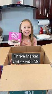 Snacks for Back to School in the NEW YEAR! Thrive Market Haul. #tinychefadventures #thrivemarket