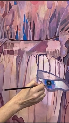 Intuitive Painting | A Face Emerges