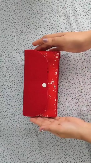 Quick and Easy Way to make a Long Wallet | Wallet Sewing Tutorial | Sewing Ideas for Beginners #sewingfun #sewing #sew #diy #diyproject #fbreels #trending #handmade #wallet #sewist | DIY Cheng