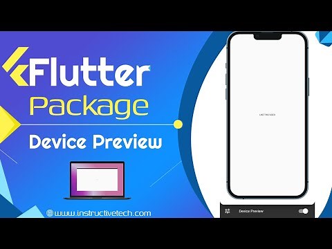 Flutter Device Preview Tutorial - Flutter Package