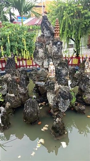 Scenery of Long Thanh Ancestral Temple, Binh Tan District, Ho Chi Minh City,,