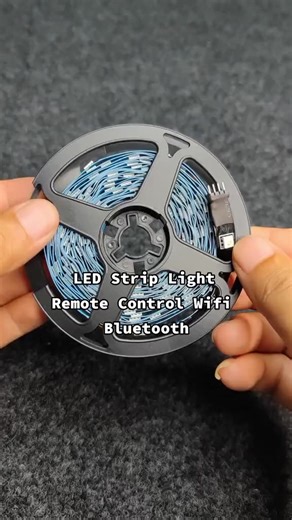 RGB LED Strip Lights 16.4ft 5M 5050 SMD Flexible Strip IP67 Waterproof Black PCB DC12V Light Strings for Bedroom