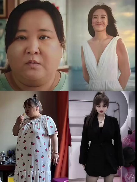 你只活一次，对吗！#贾玲 #我减过肥所以更佩服贾玲 #减肥前后对比图