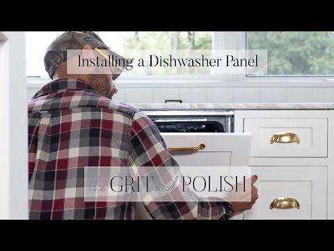How to Install a Dishwasher Panel