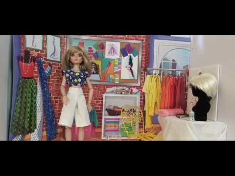 My Ellowyne Wilde has a new studio and models more Wild Things Dolls Patterns