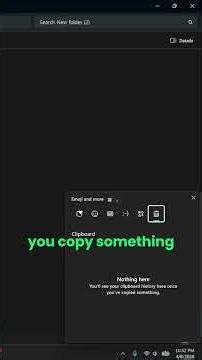 Windows Clipboard hack #pcoptimization #techtips #windows