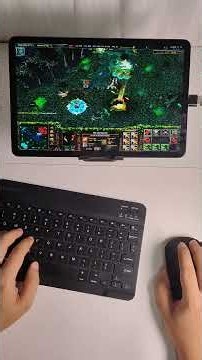 DotA 1 on Mobile with mouse and keyboard setup! Warcraft 3 Frozen Throne on Gamehub