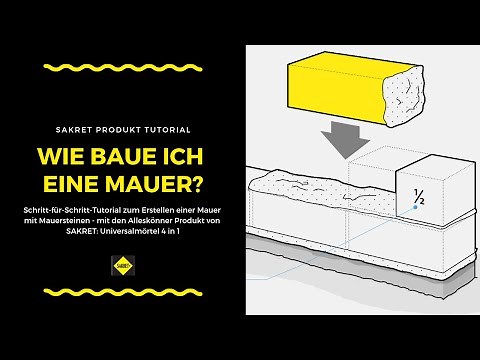Universalmörtel 4 in 1 | Folge 1: Mauern von Mauersteinen