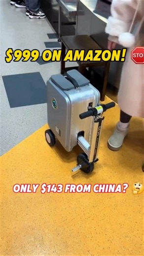 Why pay $999? I found the EXACT SAME suitcase for $143! 🛵#Gadgets
