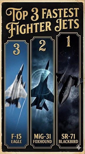 Top 3 Fastest Fighter Jets Ever Created (Mach Speed Explained)