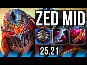 ZED vs YASUO (MID) | 11 solo kills, 89k DMG, 23/4/7, Legendary | EUW Diamond | 25.21