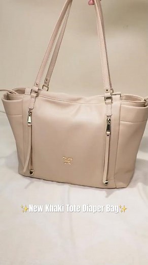 Miss Fong New Khaki Tote Diaper Bag | What's In My Diaper Bag | Newborn Must-haves #diaperbag