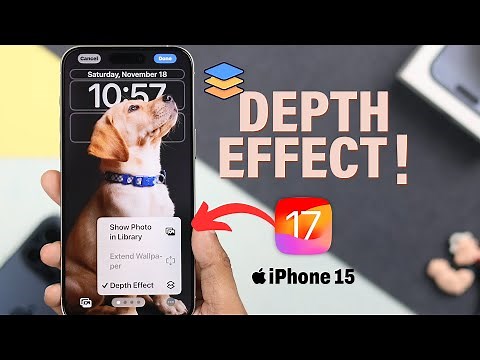 iOS 17: How To Use Depth Effect on iPhone!