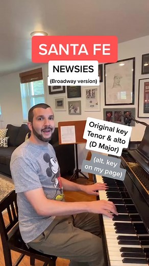 Jeremy Jordan Singing 'Santa Fe' Duet with Jack Kelly | Alto and Tenor Harmony