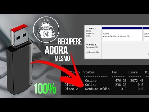 SIMPLES de fazer‼️RECUPERE seu PENDRIVE sem MÍDIA e ZERADO | O melhor método da internet