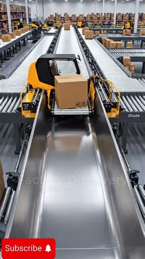Amazon Warehouse - World's Largest Package Processing Manufacturing -