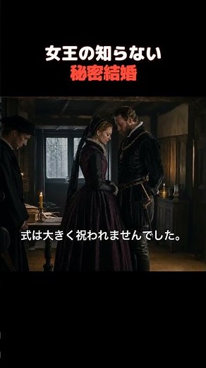 女王の知らない秘密結婚 #エリザベス1世 #レティスノウルズ
