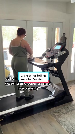 Here’s how to use your at-home treadmill for a work-from-home set up AND for other exercise training! 👀 #WalkAndWork #Treadmill #TreadmillDesk #CanadianMade