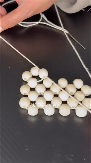 Old2koolnew on Instagram: "Wooden Beads Coaster #wodenbeads #coaster #fypシ #5minutecrafts #trivets"