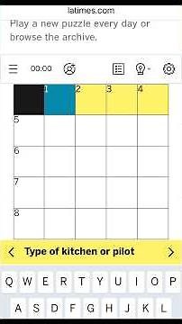 ✏️ LA Times Mini Crossword [August 29, 2025] #shorts #crossword