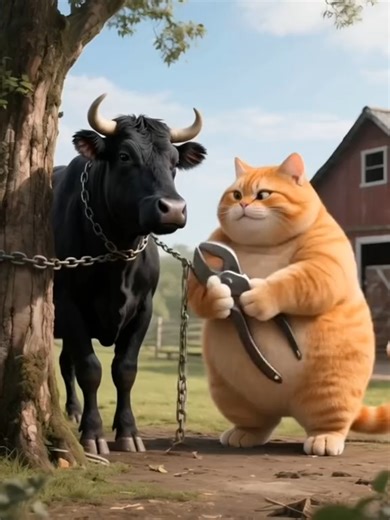 Adorable Fat Orange Cat Moments