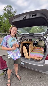 1.1M views · 10K reactions | Katie Mac’s DIY car camper in a Honda Fit using her high school car. Awesome Job ktcoar on IG #carcamping #camper #camping #hondafit | New Jersey Outdoor Adventures with Patrick | Facebook