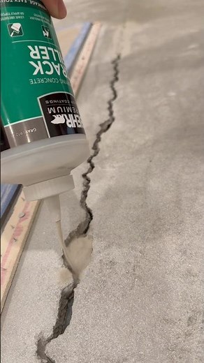 Using Behr Concrete Crack Filler