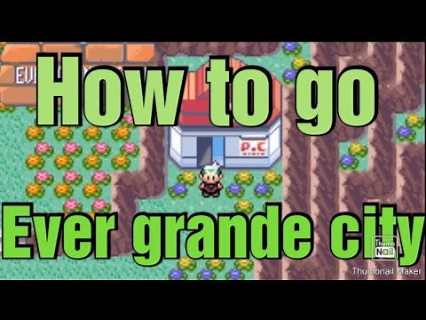Pokemon emerald/Ruby/Sapphire | How to go Ever grande city.how to go victory road.Victory road Town.