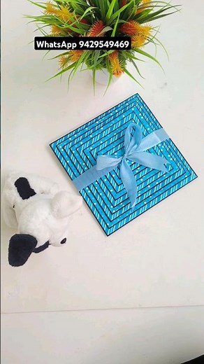 Pyramid Card birthday Card Handmade Gift #diycrafts #gift #birthdaygift #art #diy