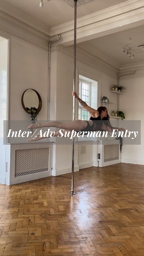 8.5K views · 337 reactions | Interesting entry in to Superman that I stole from the master of pole @polenick with an added handstand for fun  #pdsuperman #poletrick #staticpole #intermediatepole #advancedpole | Chloe Anderson | Facebook