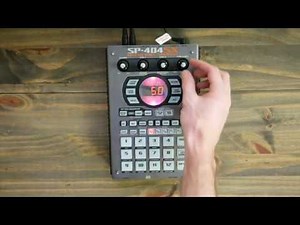 Loading, Editing, and Performing Samples with the Roland SP-404SX