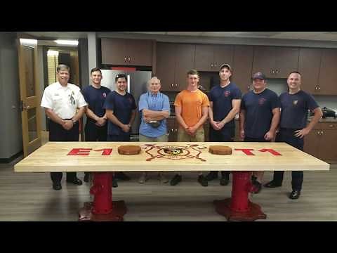 Building A Firehouse Table With Fire Hydrant Legs!