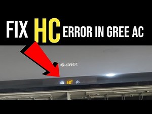 How to FIX HC Error in Gree AC . in one minute #fixed