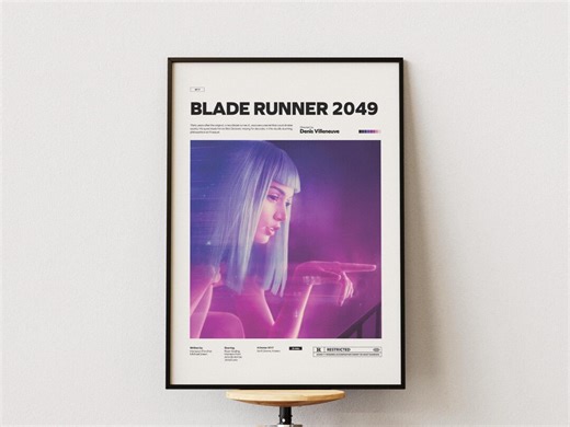 Blade Runner 2049 Poster, Ana De Armas Poster in Blade Runner, Sci-fi Drama Movie Print, Denis Villeneuve Film Print, Movie Wall Decor - Etsy