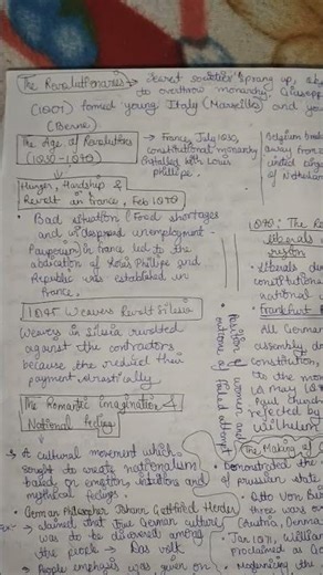 history chapter 1 class 10th (revision notes)