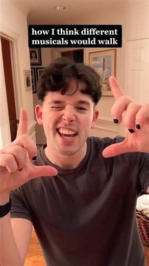 how different musicals would walk (part 2) #broadway #musical #theatre #actor #dance #dancer