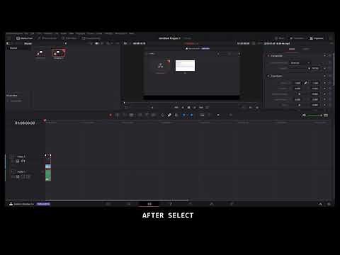 Davinci Resolve 16 - Splitting and deleting audio from video - Tutorial
