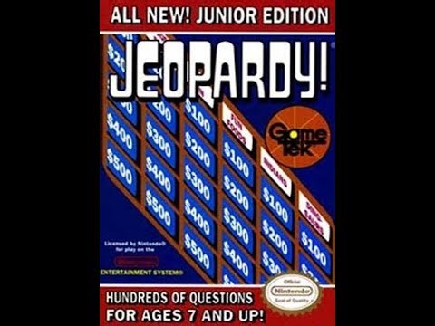 NES Jeopardy! Junior Edition ORIGINAL RUN Game #14