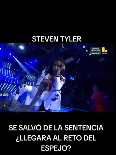Steven Tyler se salvó de la sentencia y al igual que sus compañeros avanza hacia la final #stiventyler #latina #Yosoy #contenido #fppppppppppppppppppp