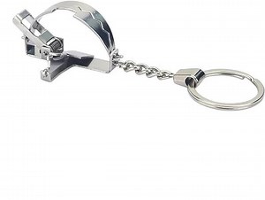 bear trap keychain