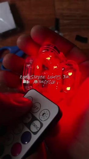 Colors Wireless Remote RGB Led Aircraft Strobe Lights for Motorcycles