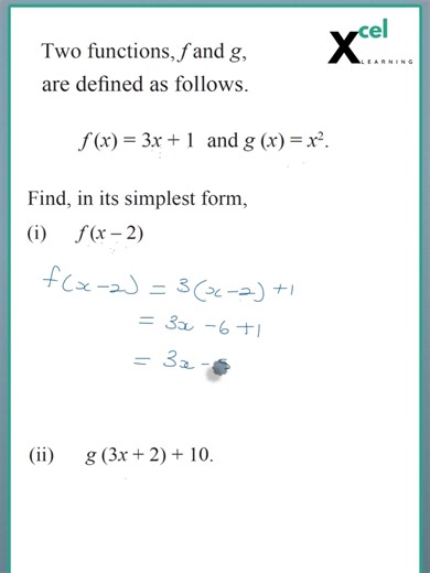 Here is a CSEC Math question on functions from May 2024 #guyanesetiktok🇬🇾 #exams #fyp #xcellearning #csec