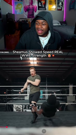 Nytrsa on Instagram: "Sheamus Showed Speed REAL WWE Strength 😂💥| #NYTRSA #FYP #funny #ishowspeed #wwe #wrestling #reymysterio #sheamuswwe #sheamus"