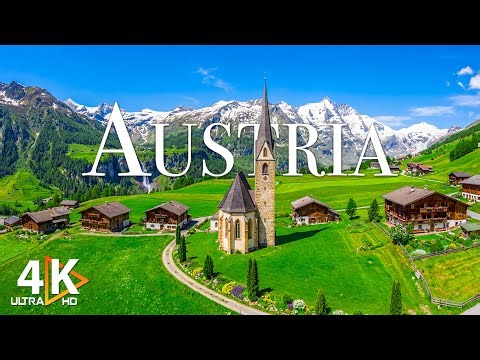 Austria 4K | Cinematic Nature – Alps, Green Meadows & Peaceful Villages