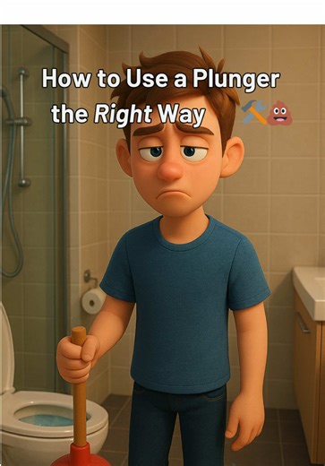 How to Use a Plunger the Right Way. The Basics You Should Know #plunger #plumbing #toilet #fix #plungersticking2024