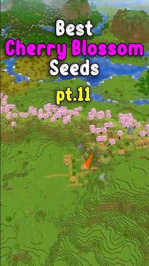 BEST NEW CHERRY BLOSSOM SEEDS! Minecraft Java & Bedrock 1.21